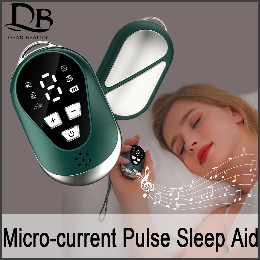 Intelligent Handheld Sleep Device Micro-current Pulse Sleep Aid Small Portable Improve Insomnia 9 Levels Adjustable Stimulation