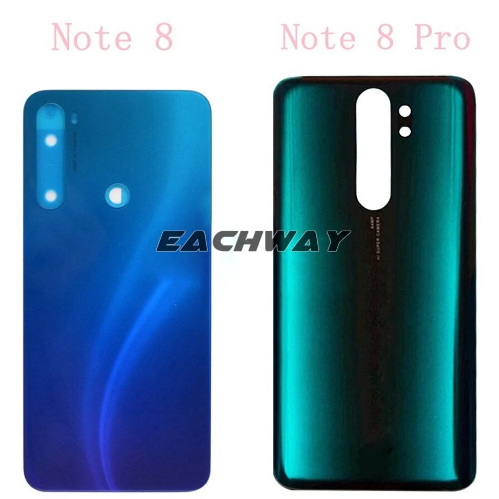 NEW For Xiaomi Redmi Note 8T Back Battery Cover Glass Panel 8 T Rear Door Housing Case For Redmi Note 8T Battery Cover