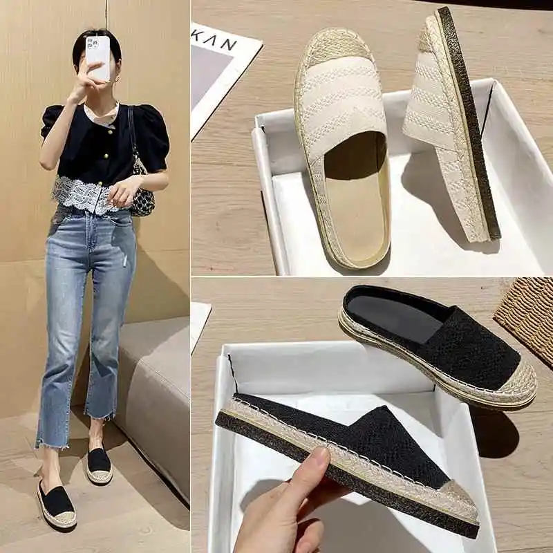 breathable-knitted-slip-on-fisherman-shoes-women's-lazy-nurse-flat-bottom-shoes-outdoor-travel-camping-hiking-boots