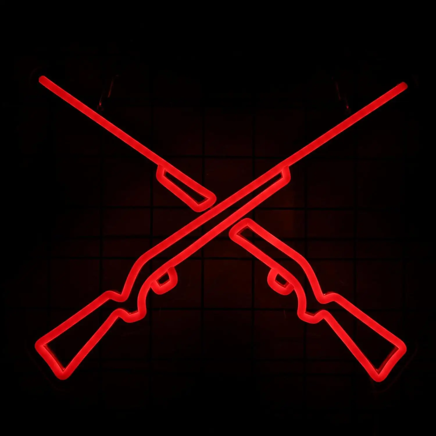 

Неоновая вывеска «Охотничьи ружья» с USB-подсветкой и регулировкой яркости для охотничьего магазина, игровой комнаты, мужской комнаты, оружейного клуба, вечеринки, бара, хаба