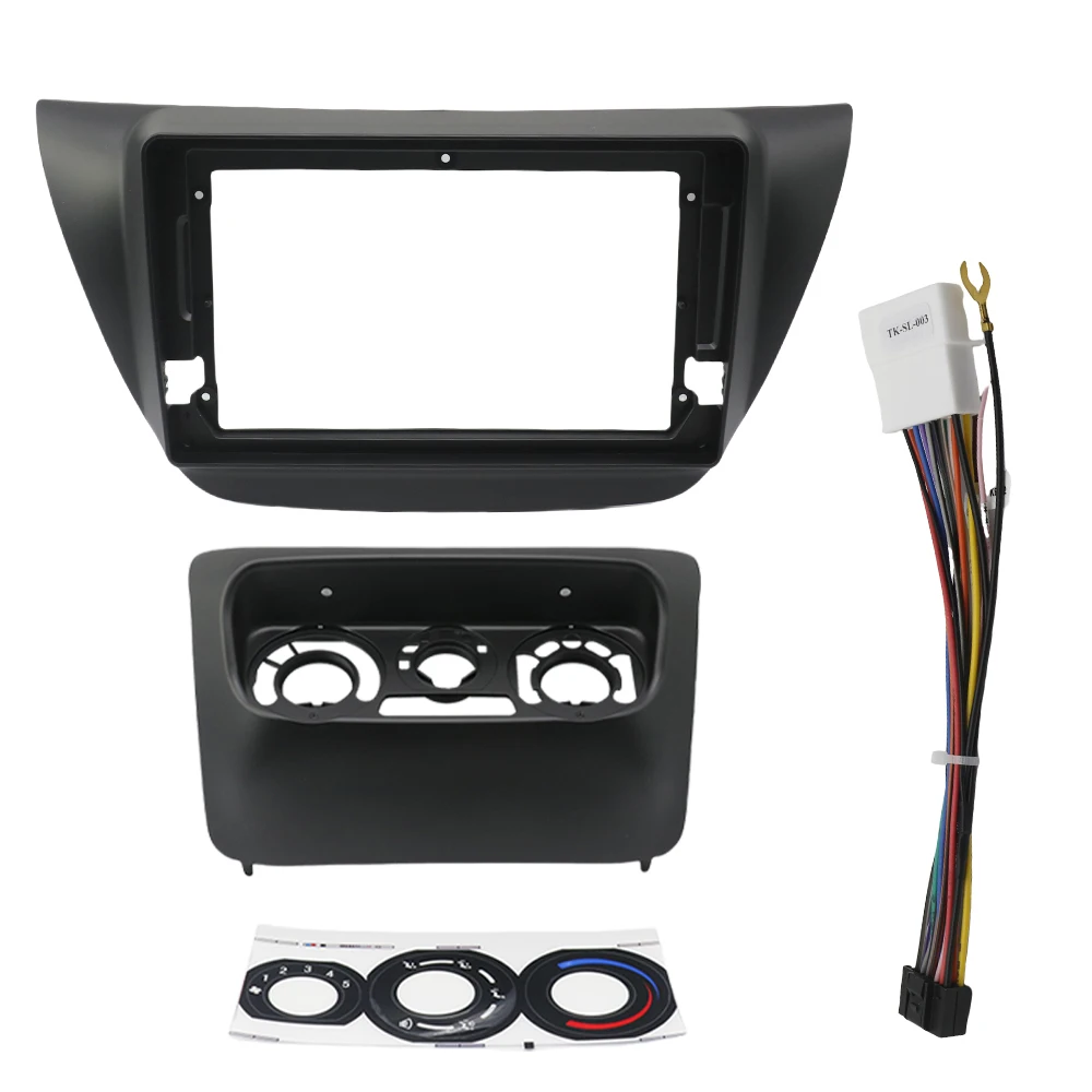 For 2006 Mitsubishi Lancer Ix 9inch Car Cd Radio Android Stereo Frame Panel Fascia Audio Player Screen Cables Navigation Harness