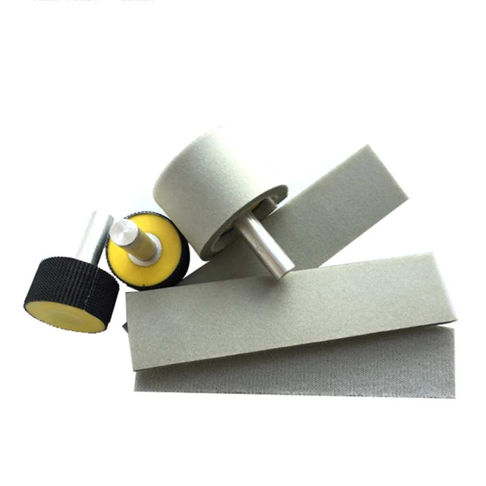 30X125Mm Flocking เปียกและแห้งกระดาษทรายฟองน้ำ Abrasives Hook & Loop คอมพิวเตอร์ขัดแม่พิมพ์พลาสติกสายบดและขัด