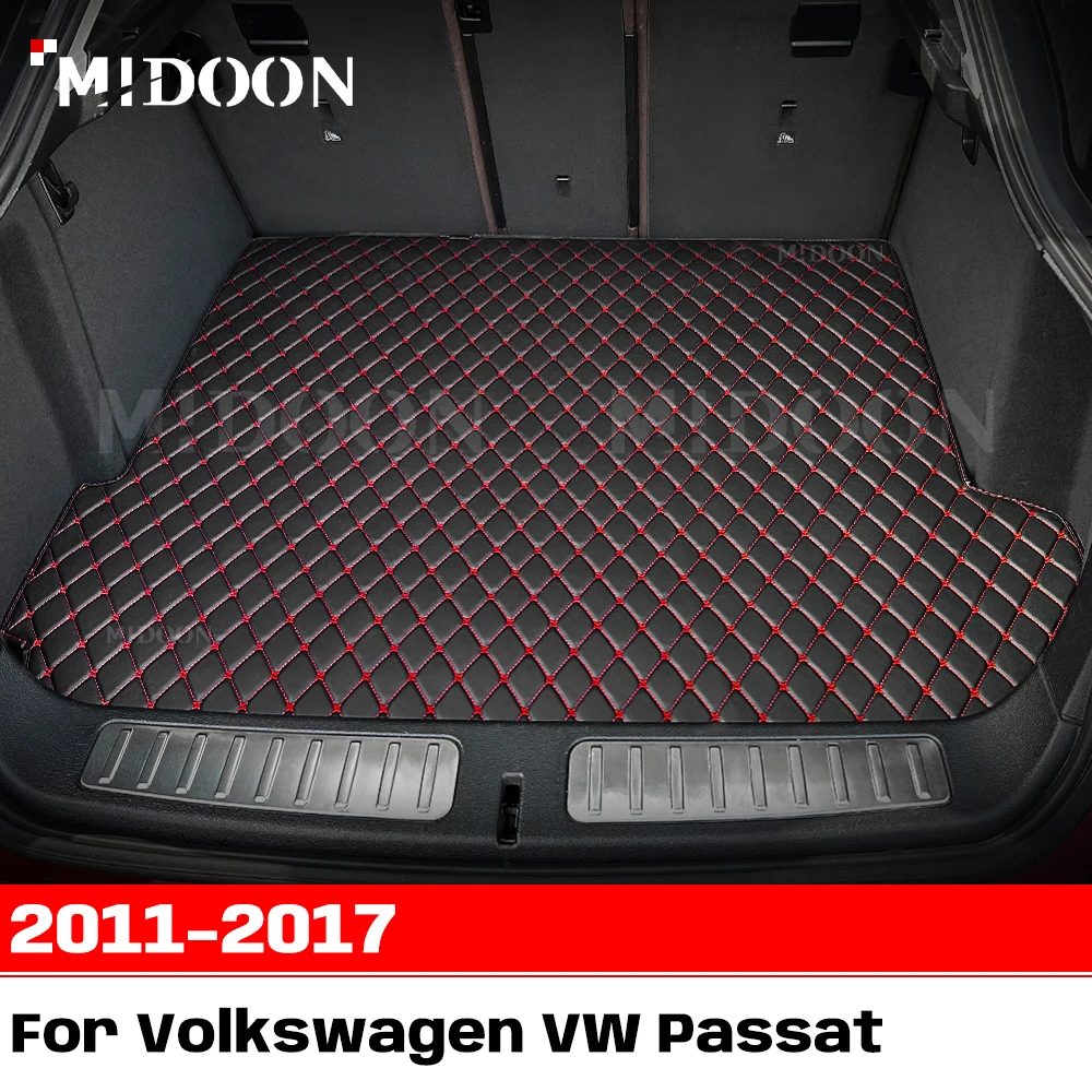 

Для Volkswagen VW Passat 2011-2017 изготовленный на заказ коврик в багажник автомобиля, антигрязная накладка, защитный коврик, грузовой вкладыш, авто аксессуары для интерьера