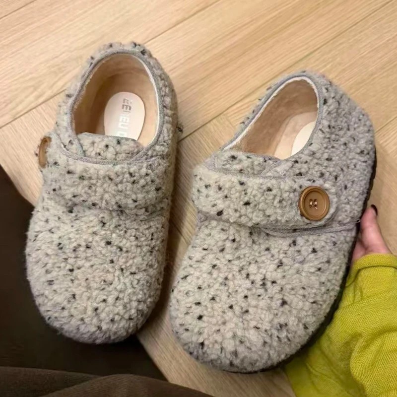 

Designer Flats Women's Shoes Suede Fashion Sport Shoes Casual Cozy Boots 2025 New Winter Walking Dress Zapatillas De Mujer Botas