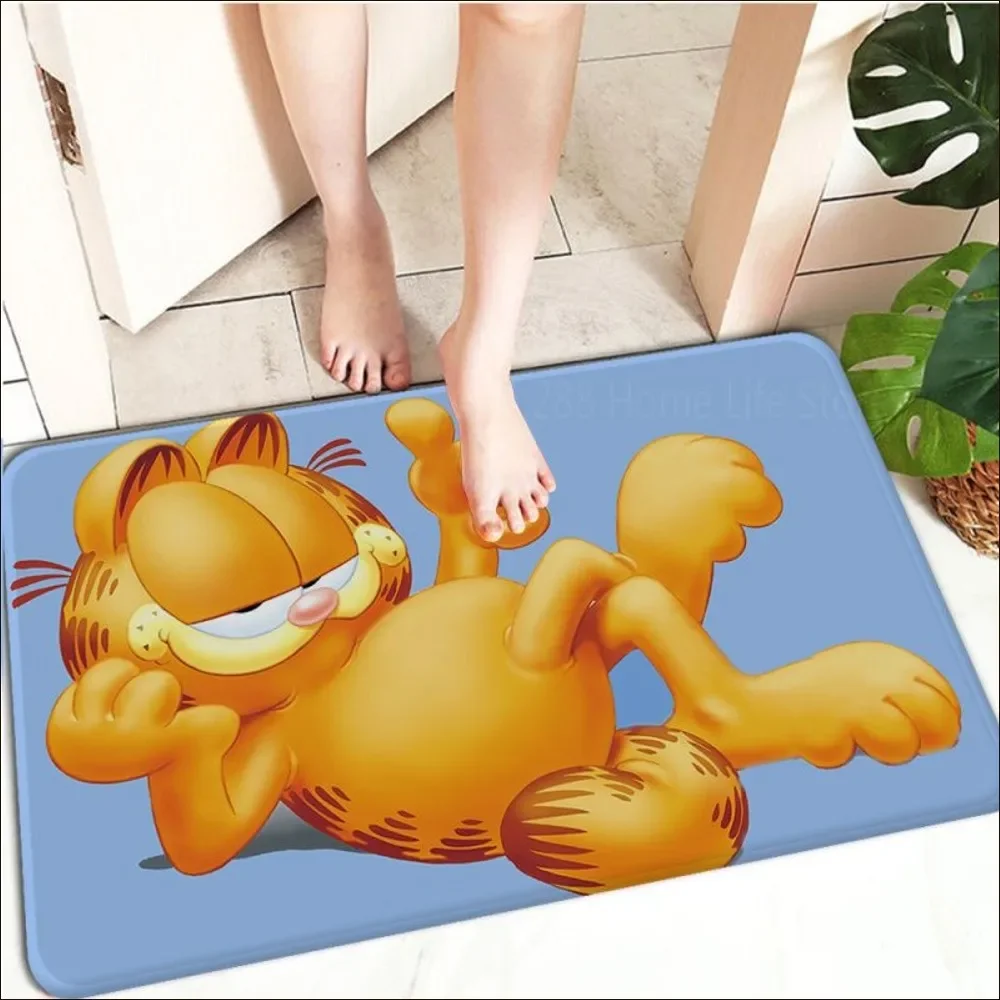 Cartoon G-Garfields Cute Floor Mat Floor Mat Retro Multiple Choice Living Room Kitchen Rug Non-Slip Modern Home Decor