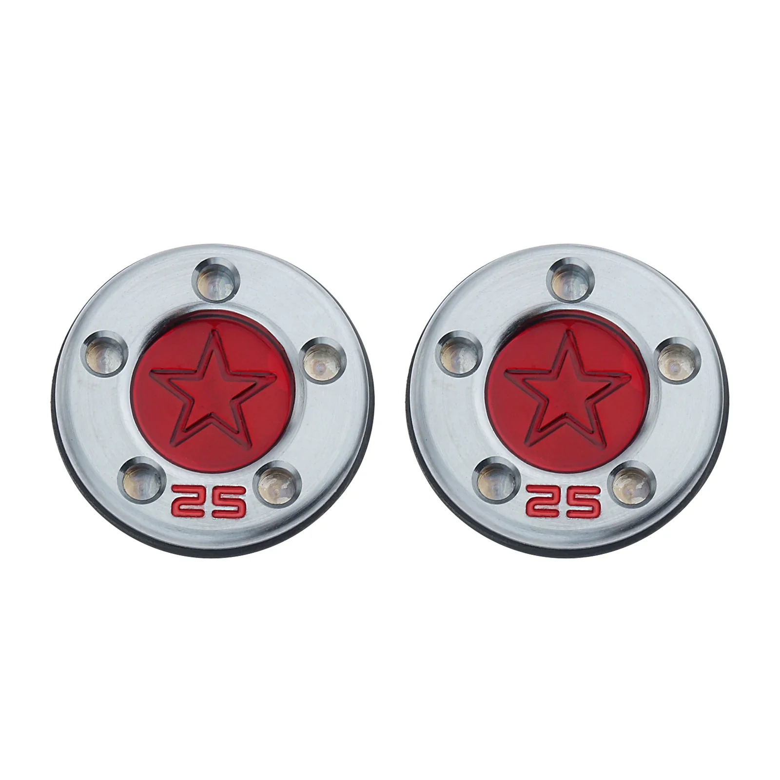 2 Pcs Golf Weights Red Star Pattern 20g 25g 30g 22mm Stainless Steel Tungsten Steel For FUTURA Series Golo Series Golf Accessory