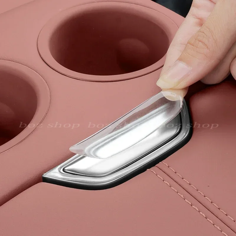 For Changan UNI-Z Car Armrest Box Button Film Protection Patch Epoxy Transparent Button Protection Cover Interior Accessories