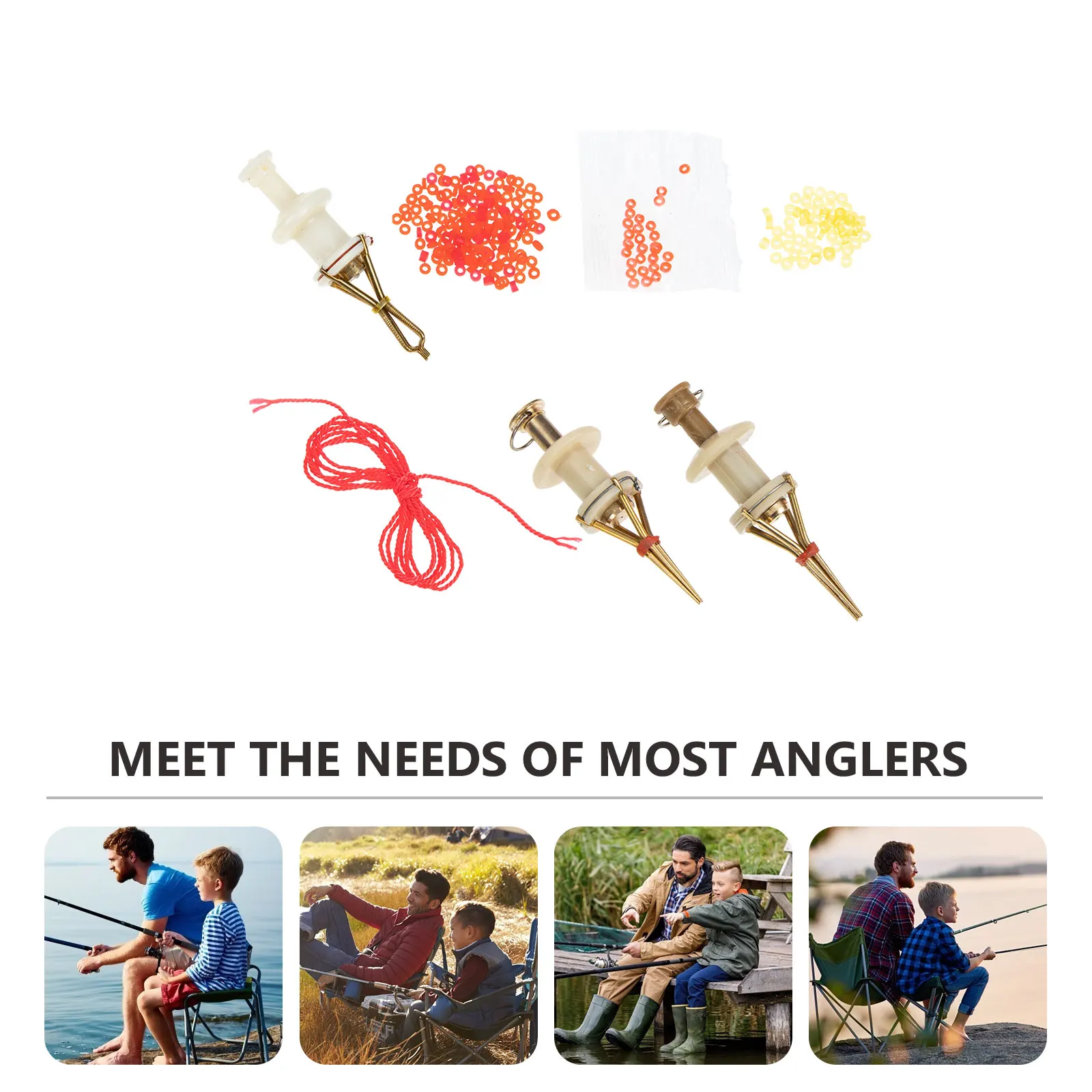 

3pcs Clip Red Worm Holder Durable ABS Baits Tool Lure Tackle Wear Convenient Red Worm Clip Resistant Fishing Accessories