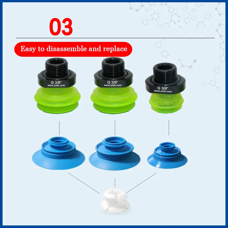 Bgi حقيبة لينة كأس شفط خاص مناور كوب شفاط المكنسة الكهربائية عموم قطر 25/34/41/48/63