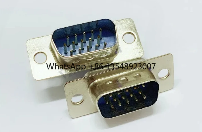

Трехрядный интерфейс VGA, 15-контактный синий разъем D-SUB15PIN (штекер)