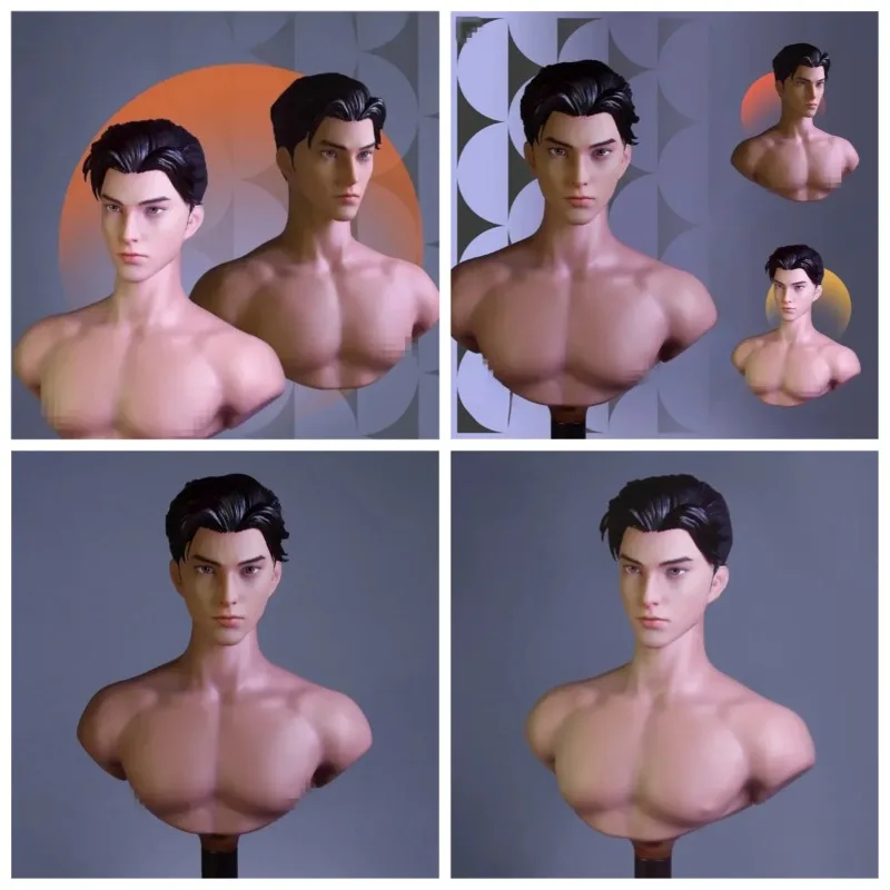 

HW TOYS 1/6 Scale Fashionable Handsome Che Zhi Yu Head Sculpt Male Soldier Head Carving Fit 12'' Action Figure Body Doll