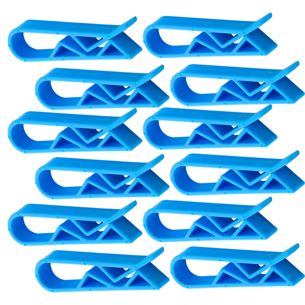 50 Pcs Garbage Clip Trash Cans Clips Transport Plastic Waste Bin Clamps Trasn Holder