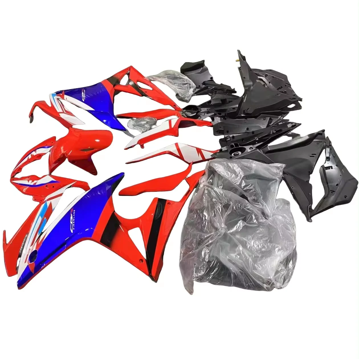 High Quality Complete Flow Motorcycle Parts For HondaCBR500R 16-18years  ABS Plastic Fairing Kit