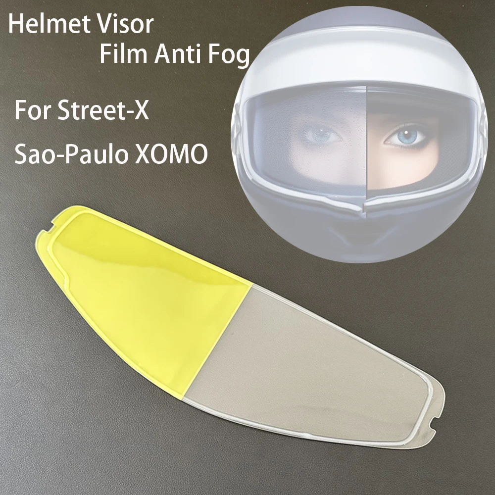 Motorcycle Helmet Visor Film Anti Fog Fit For BMW Street-X Sao-Paulo XOMO Anti Fog Lens Helmet Accessories