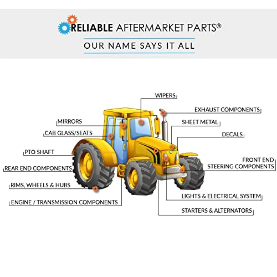 طقم بطانة حلقة المكبس RAParts S.41943 لمحرك الديزل 23C 4 Cyl المستخدم في صيانة الآلات الزراعية والمعدات الثقيلة