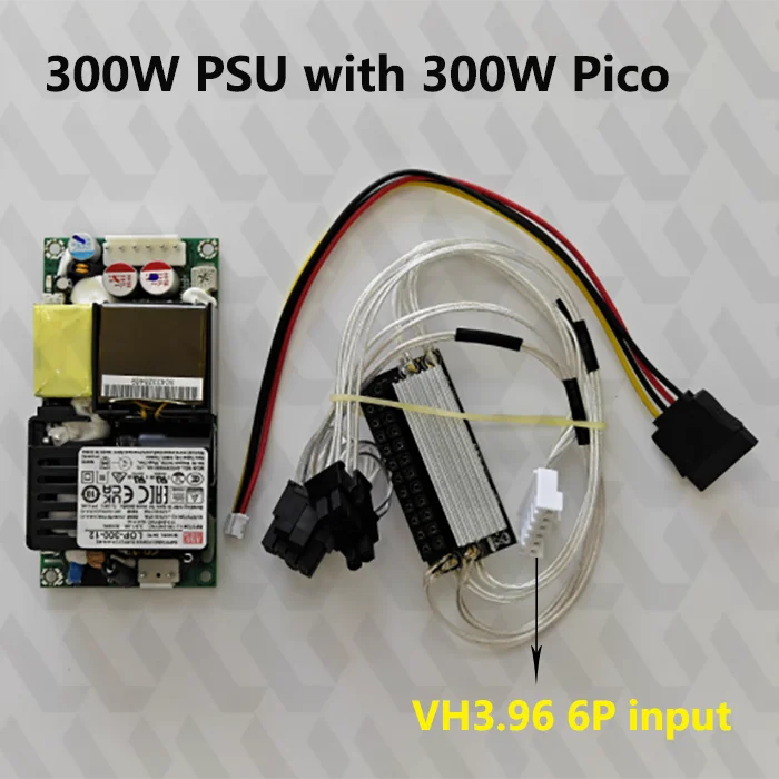 NEW Upgrade VH3.96 6pin input 300W DC-ATX Power Supply Modular Switch Pico PSU Car Auto Mini ITX High DC-ATX LOF225W LOP300W