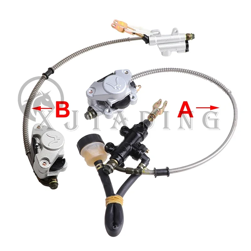 High quality Hydraulic Rear Disc Brake Assembly Foot brake For 150cc 200cc 250cc ATV  UTV Buggy Quad Bike Caliper System Parts