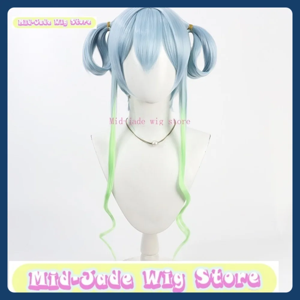 Mid-jade Wig Store Ongeki Suzu Island Aris Cosplay Wig Anime Game Role Playing Synthetic Hair Halloween Party