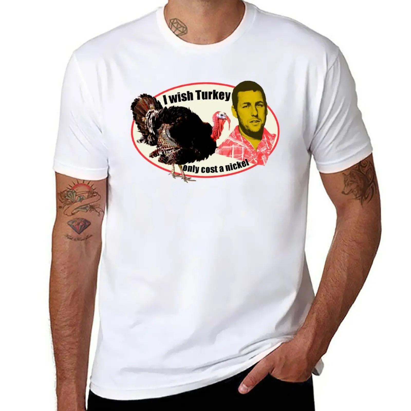 Turkey Lurkey - Sandler T-Shirt tops Aesthetic clothing cute tops Men's t-shirt