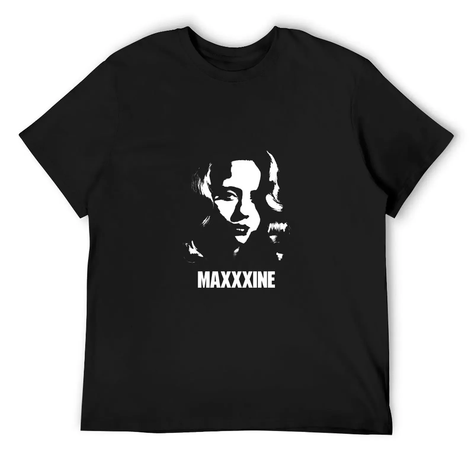 maxxxine (mia goth) noir T-Shirt tops man t shirt kawaii clothes vintage t shirt men