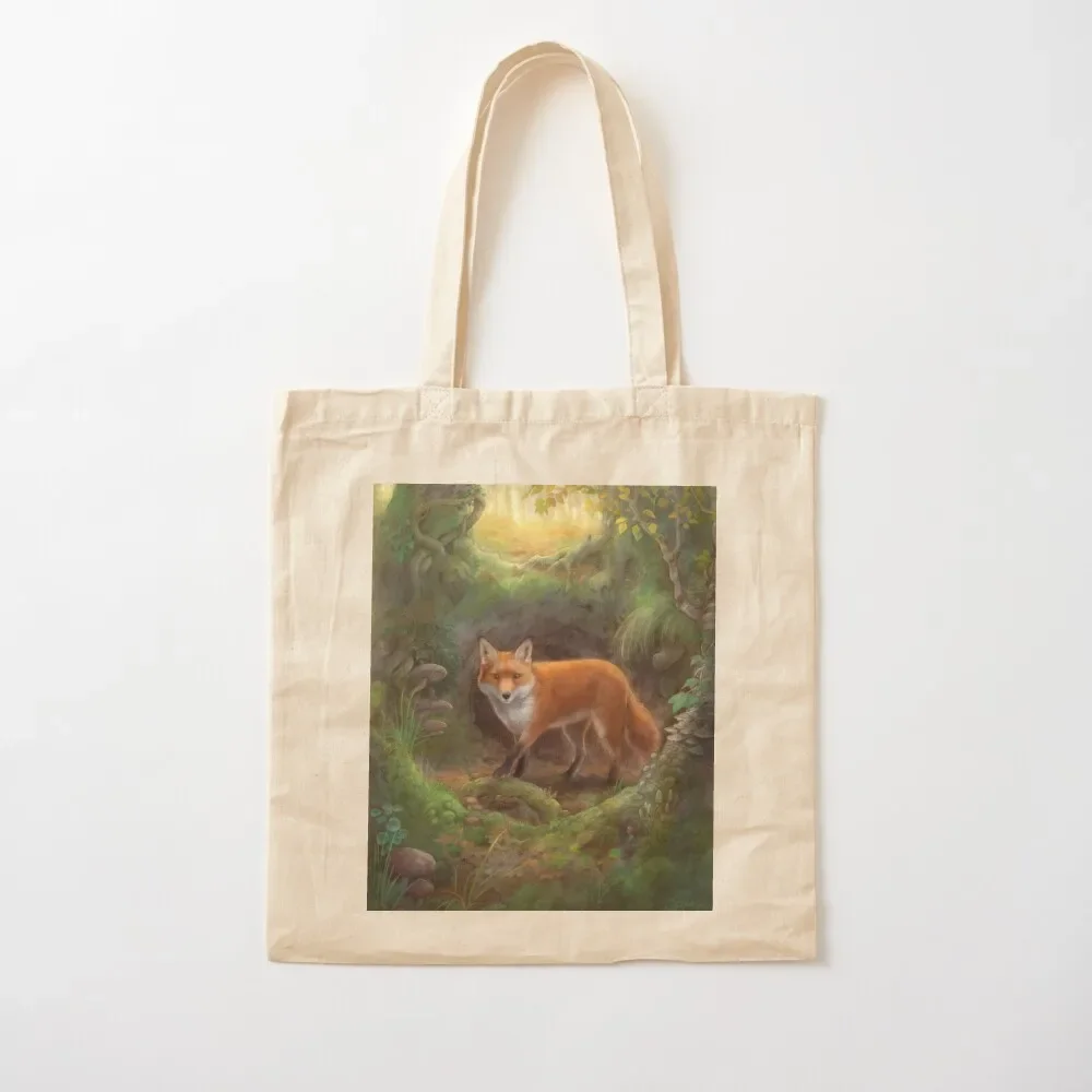 The Fox Den Tote Bag Women's shopper bag Reusable bags Women's handbag Tote Bag