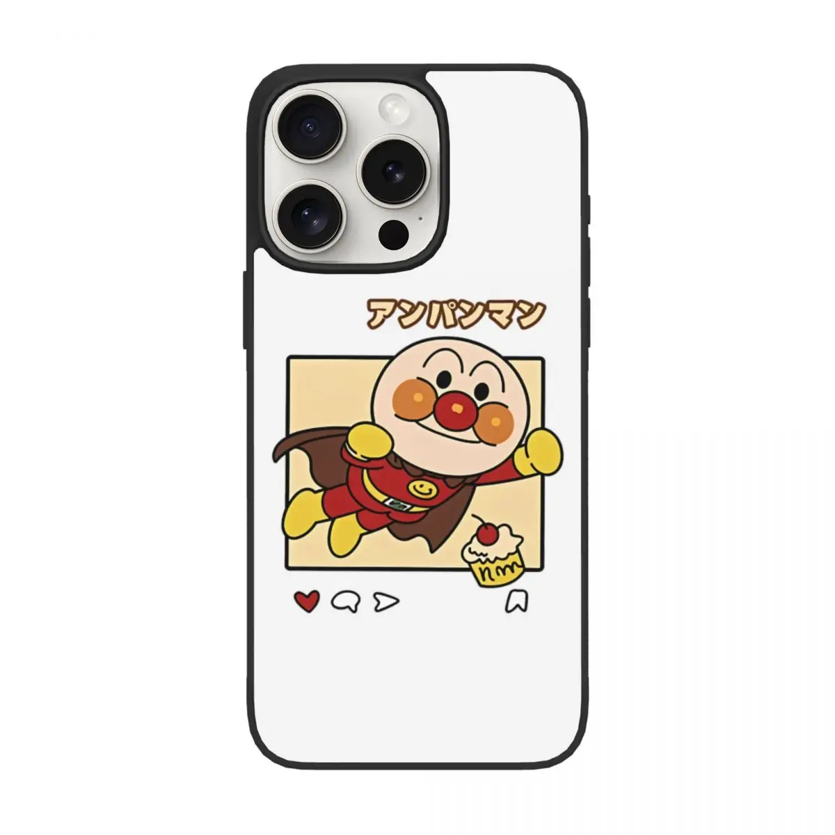 

For iPhone 15 Pro Pro Max Anpanmand Anime Cartoon Case Funny TPU Full Protection Cover Melon girl Phone Case