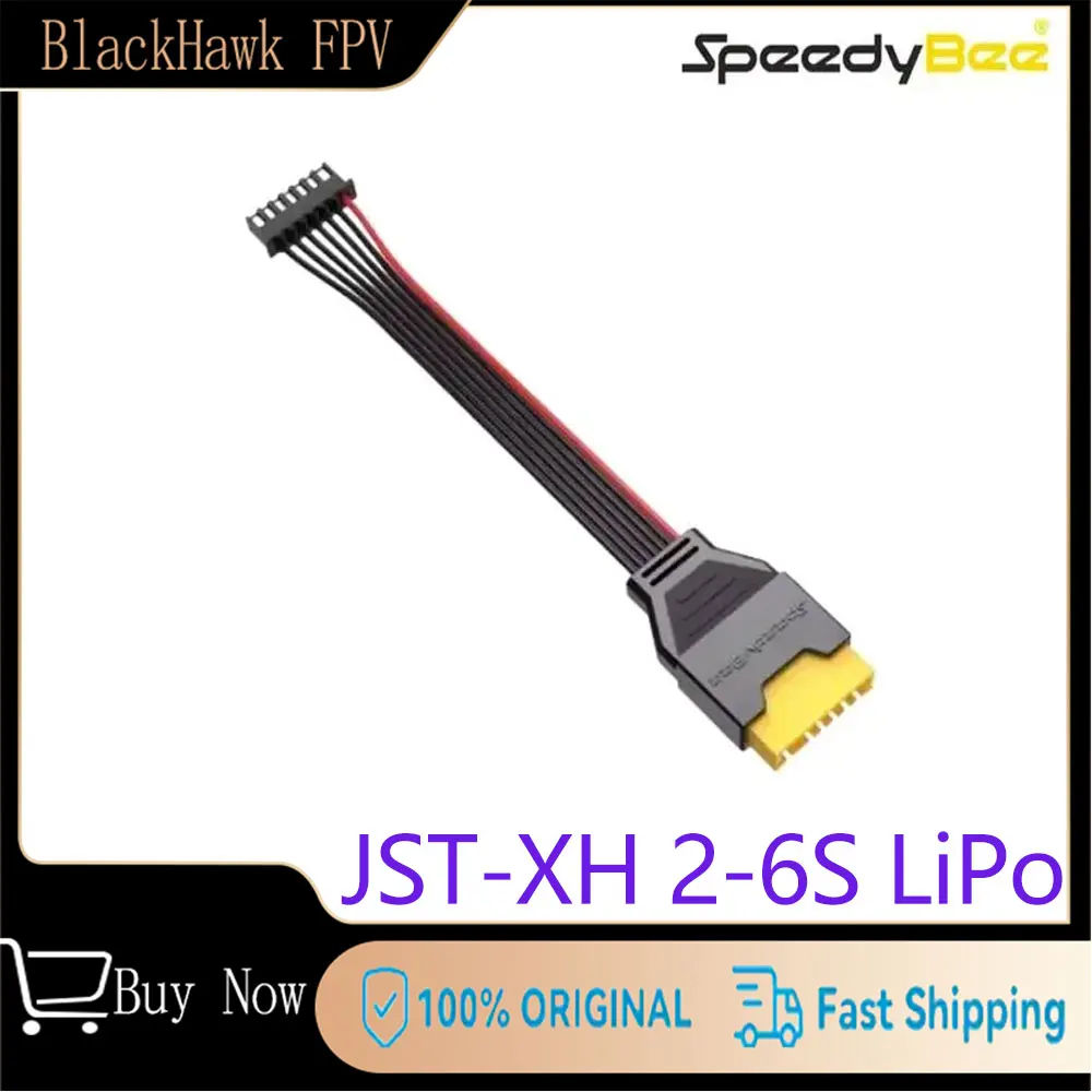 

SpeedyBee JST-XH 2-6S LiPo Battery Balance Cable Charging Extension Wire 22AWG 135mm for FDQ Discharger