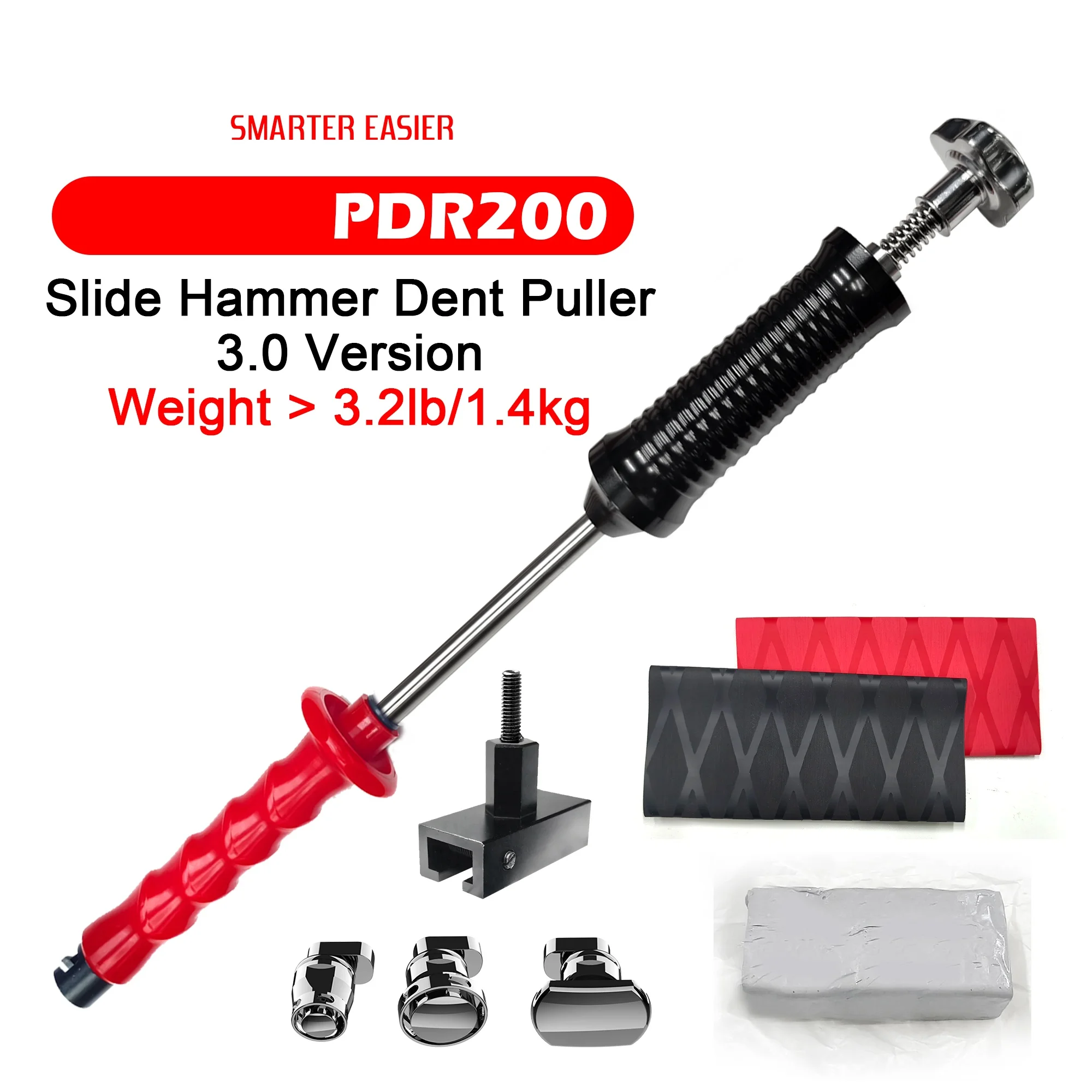 

PDR200 PDR Slide Hammer Puller Set Dent Puller Set Car Body Repair Tool PDR Kits Aluminum Slide Hammer Dent Puller For all Car