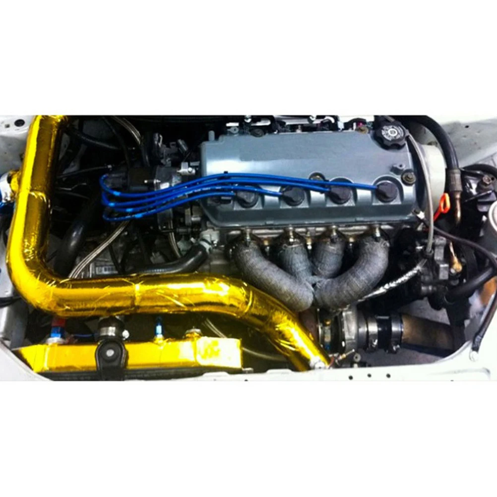 

900x5x0.1cm High Temp Resistant Aluminium Foil Adhesive Sealing Tape Heat Insulated Flexible Durable Anti-Interference Water