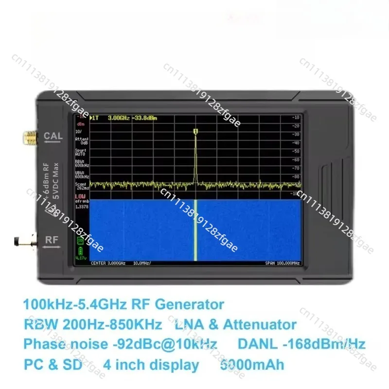 ZS-406 Handheld RF Test Equipment tinySA ULTRA PLUS 900MHz-5.4GHz 4