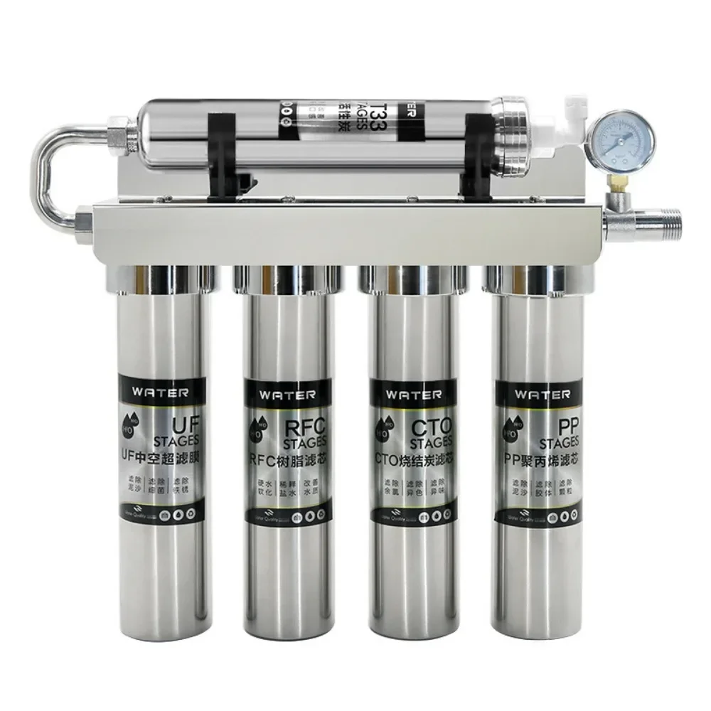 

Direct Drink Under Sink 5-Stage Water Filter,Water Purifier,Stainless Steel, Remove Rust Sand Residual Chlorine Microorganism