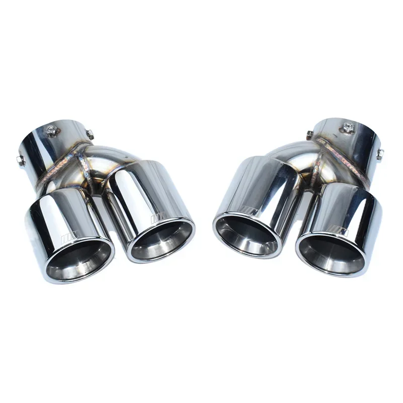 Exhaust Pipe for  2-23 G23 M440 G20 G2 M340 G42 M240 Silver Exhaust Tip tailpipe tail throat 4 Outlet Muffler Exhaust Head