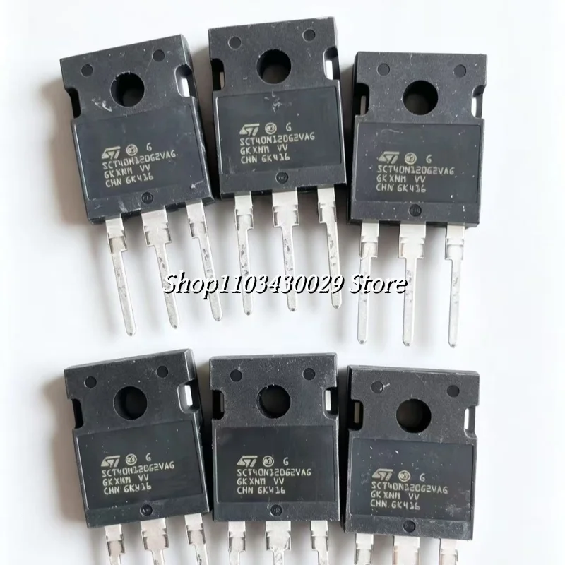 Original SCT40N120G2VA6 SiC MOSFET TO-247 1200V 33A Silicon Carbide Transistor 10Pcs
