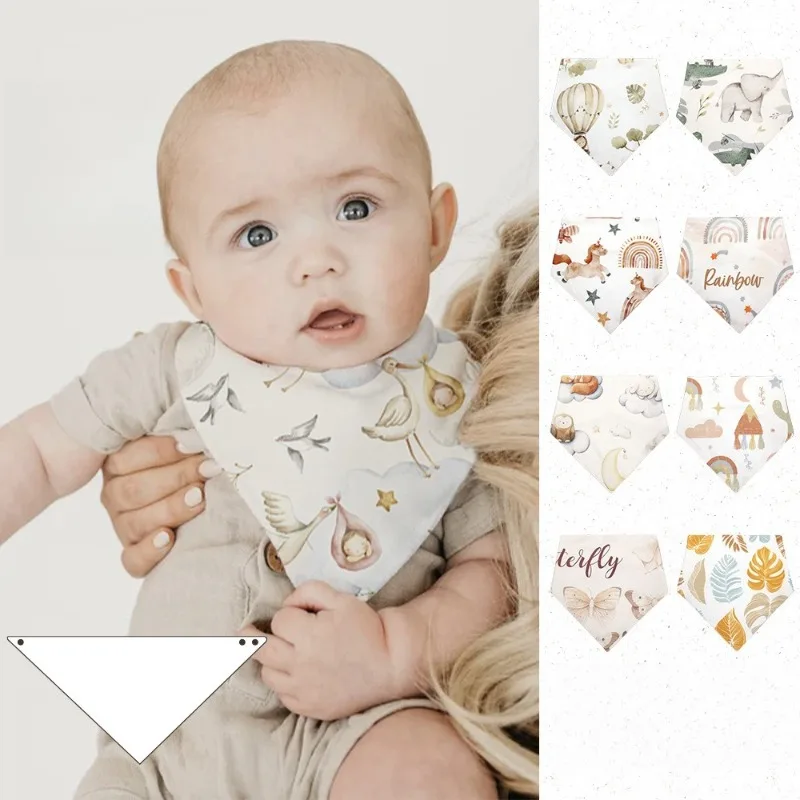 

3 Pcs of A-class Pure Cotton Gauze Breathable Baby Pacifier Summer Soft Petal Baby Printed Saliva Drool Towel Babies Burp Cloth