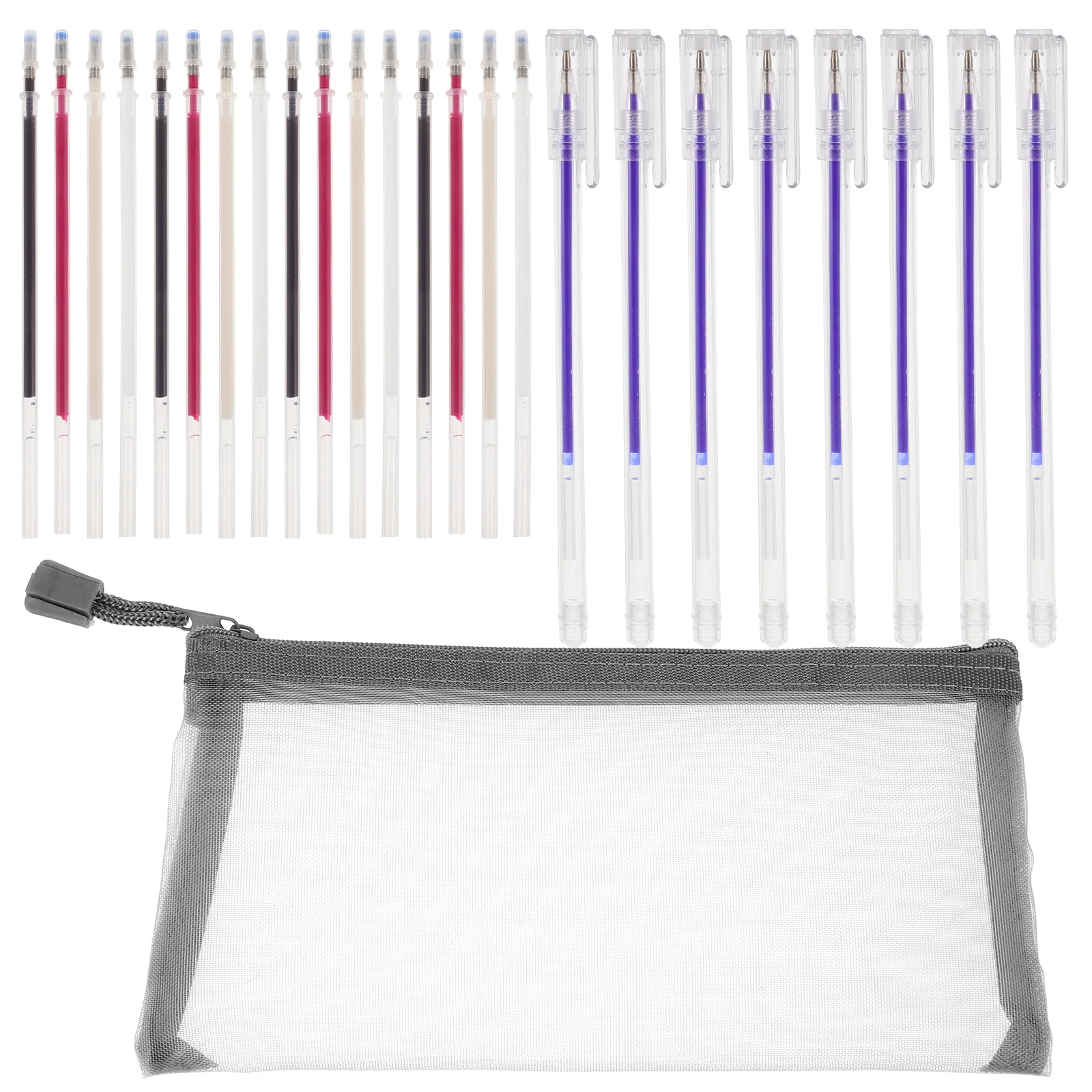 

1Set Heat Erasable Fabric Pens High Temperature Disappear Sewing Marker Pen Practical for Quilting Dressmaking