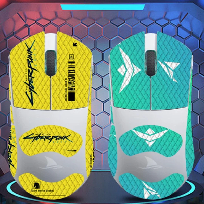 Customize Your Design Anime Game Playes Team KDA Mouse Grip Tape Full Coverage for Darmoshark M3