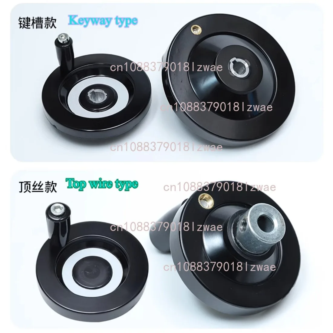 Foldable Handwheel Bakelite Hand Wheel Back Corrugated Handwheel for Lathe Milling Machine Part Rotating Handle
