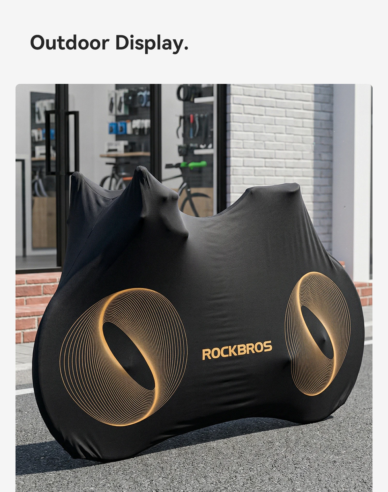 ROCKBROS Fahrrad-Schutzausrüstung Vollständige Abdeckung 24-29 Zoll MTB Bike / 700C Rennrad Staubdichte Schutztasche Vollständiger Schutz – Detail 7
