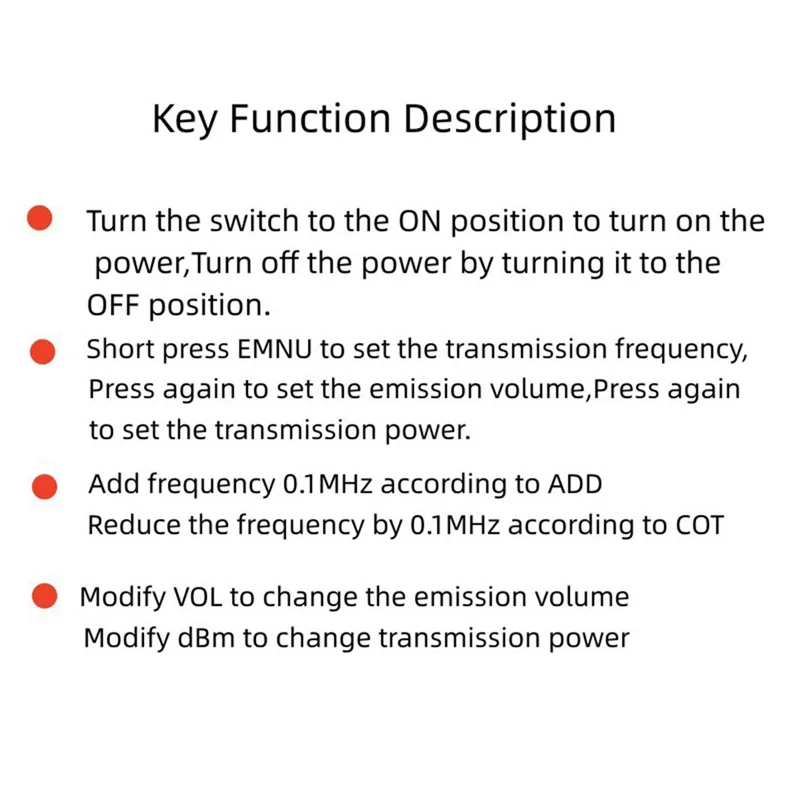 Sensitive Multi Functional FM Transmitter Bluetooth USB FM Transmitter FM Radio 76MHZ-108Mhz Receiving And Transmitting AUX