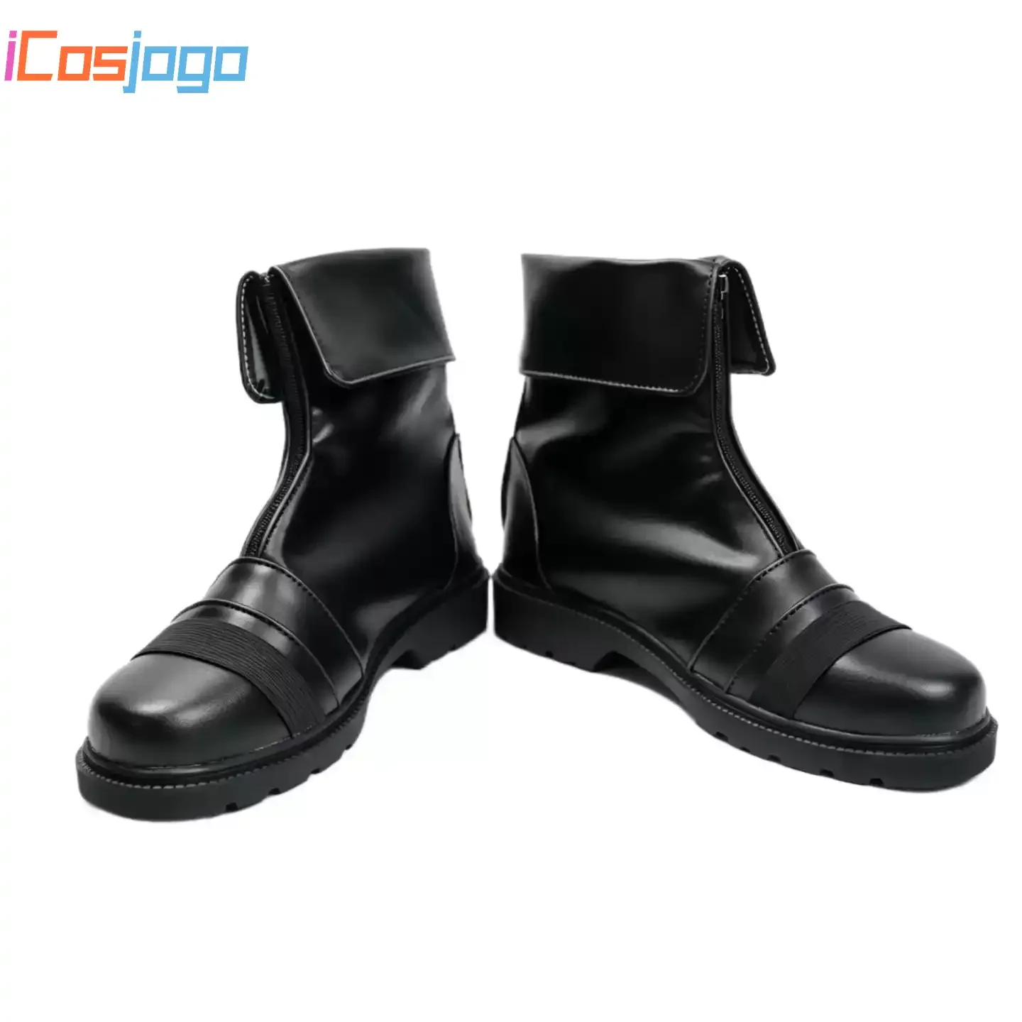 Final Fantasy VII	Zack Fair    Cosplay Shoes Halloween Carnival Boots PU Leather Shoes Cosplay Costume Prop