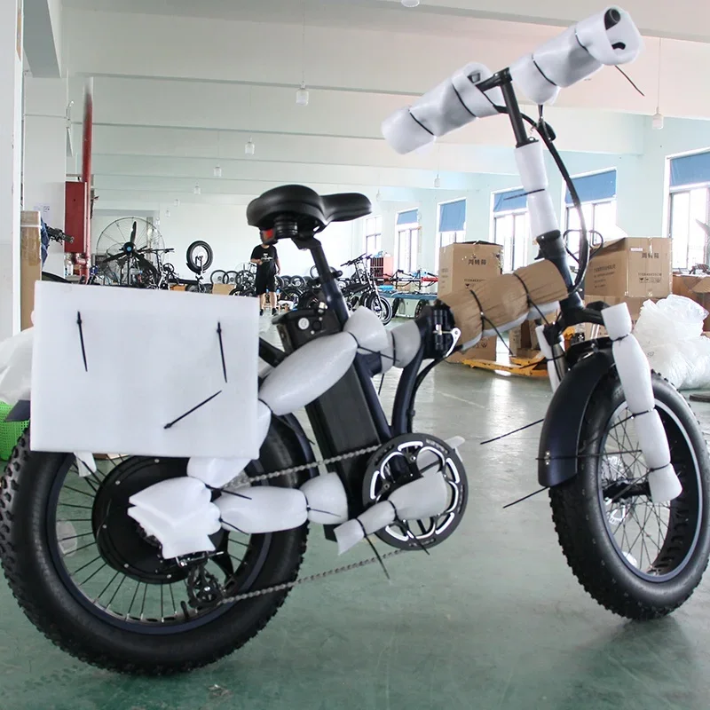 New wholesale foldable 48v 1000w fat tire electric bike 20inch 500w 750w electric bicycle Snow ebike With 13Ah Lithium Battery