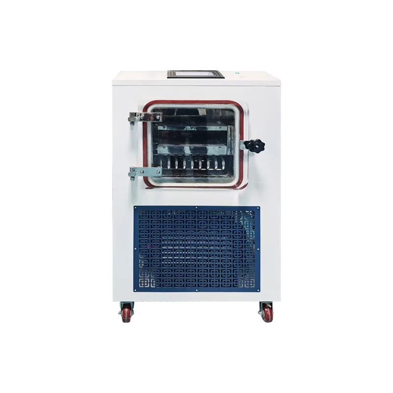 For  ZLGJ-10 Vacuum Freeze Drying Machine with Electric Heating, Lyophilizer for Fruit Vegetable Cordyceps Tea Lab Research