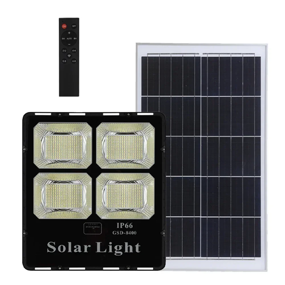 Reliable solar flood light 300w outdoor ip66 motion sensor led projector light  For Garden Yard Wall