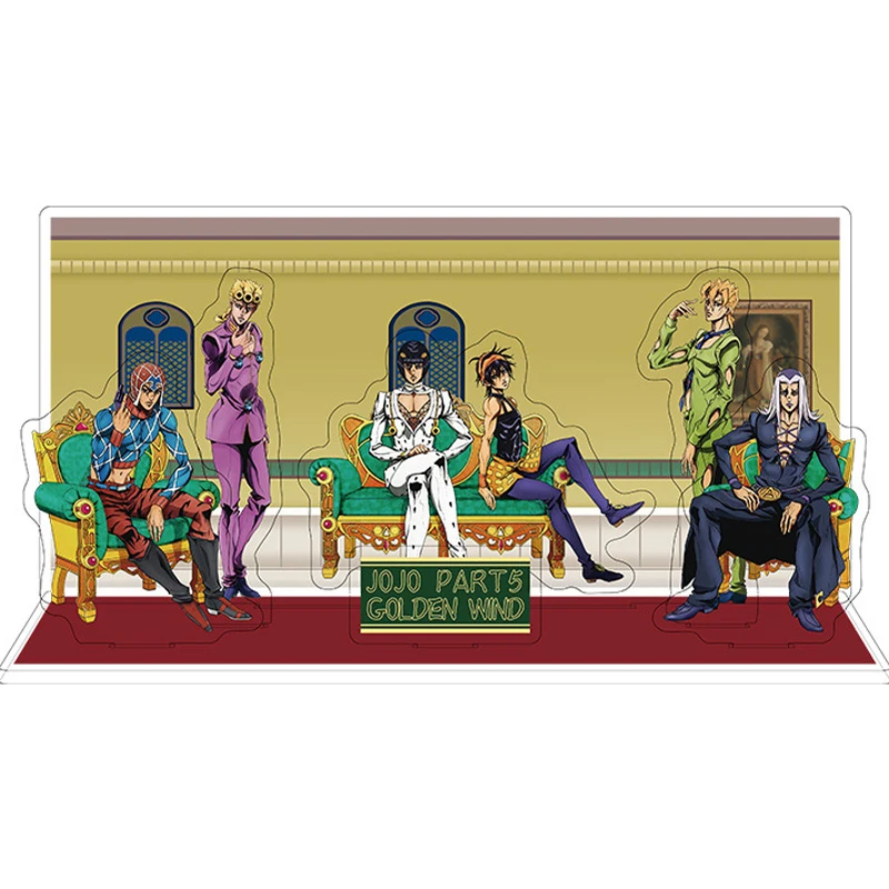 Figurines en acrylique de 22 cm de personnages d'anime pour Bizarre Adventure Robert Will Jojo, figurines en acrylique créatives multi-couches, cadeau