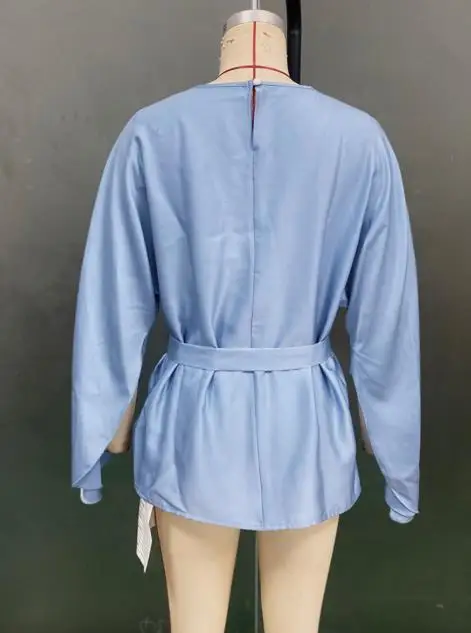 2025秋冬新作 エレガント無地シャツ、七分袖 レディース