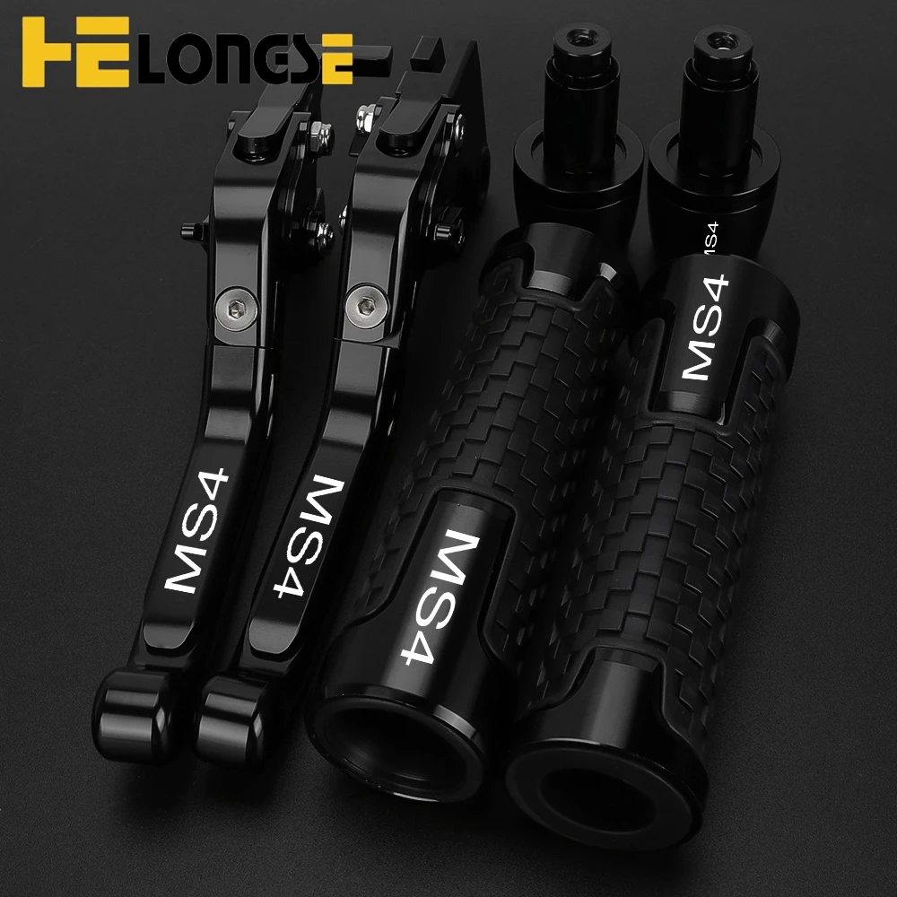 For DUCATI MS4 MS 4 2001 2002 2003 2004 2005 2006 Motorcycle Accessories Adjustable Brake Clutch Levers Handlebar Hand Grips End
