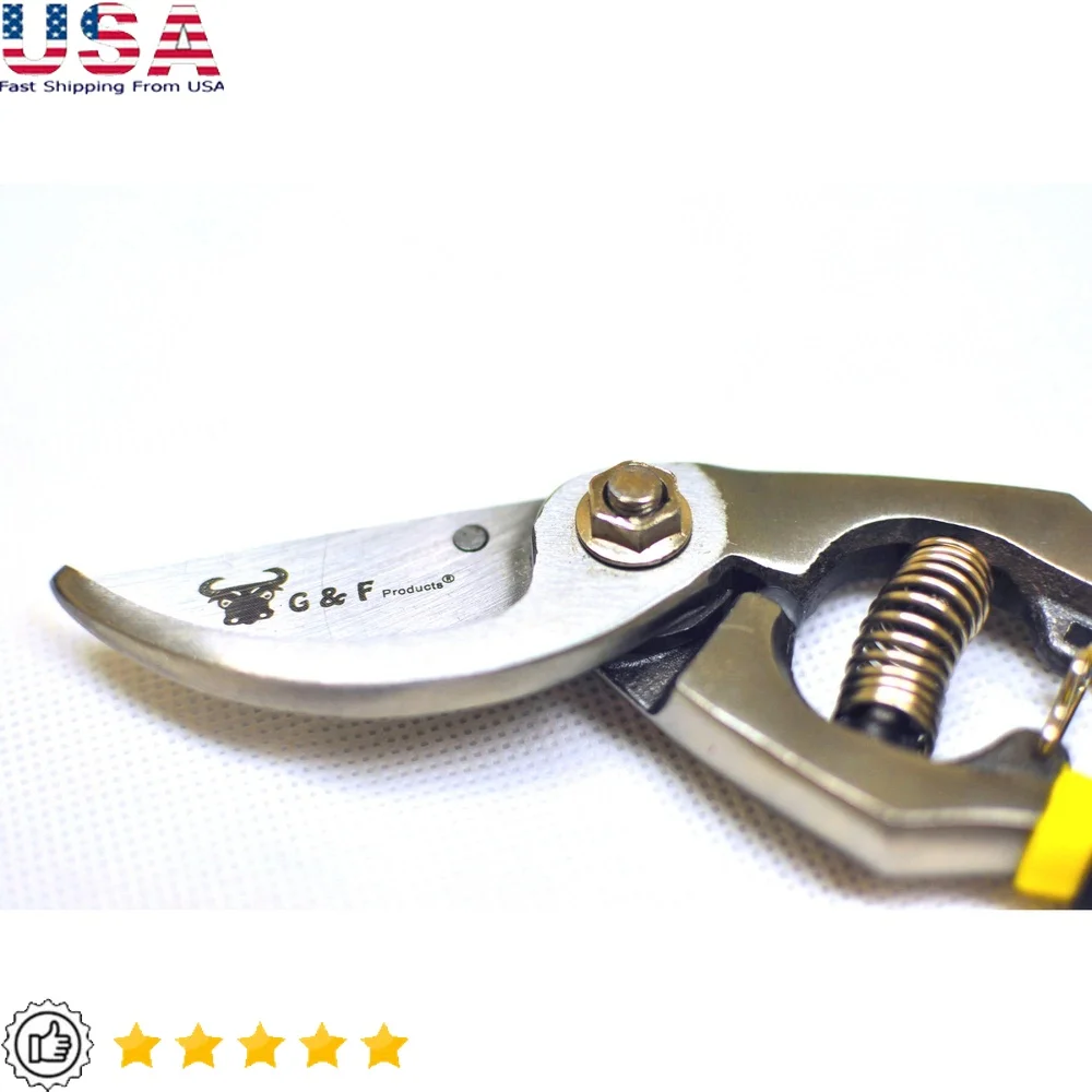 

Классический кованый байпасный секатор, эргономичная нескользящая ручка, регулируемые секаторы, высококачественная сталь, долговечный садовый инструмент