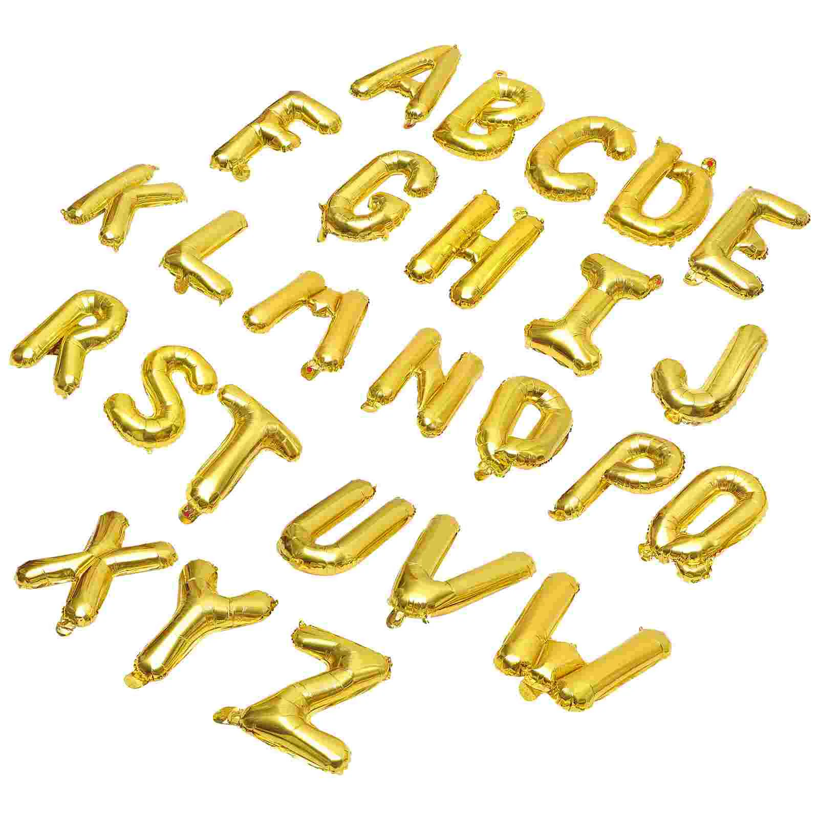 26 Piece Foil Balloons Letter Foil Balloons 16 Inch Alphabet Set 16 Star Letter Decor Ideal for Celebration Events