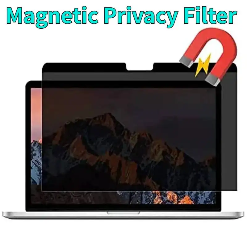 

Magnetic Privacy Filter Anti-spy Screen Protector For Macbook Air 13.6 15 M1 M2 M3 M4 Pro 14 16 2023 Anti-peering Anti-spy Film