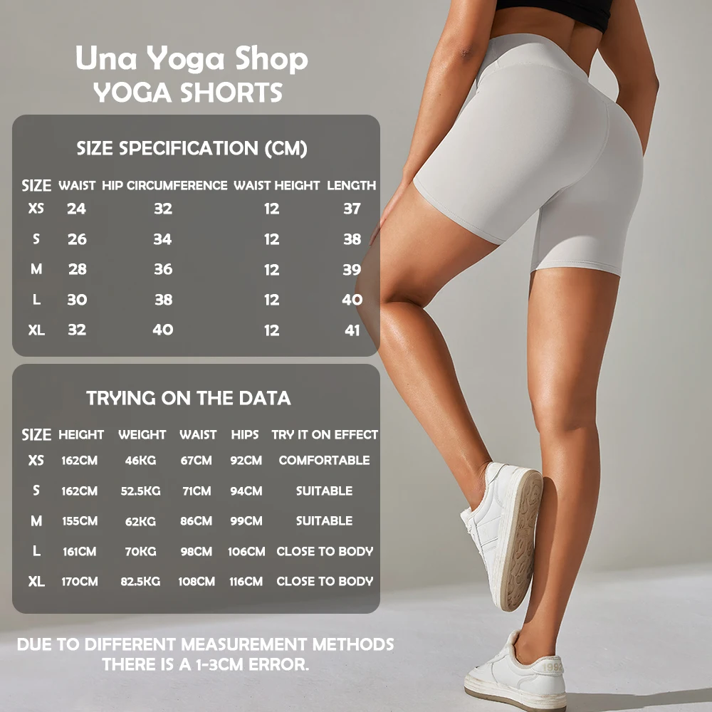 

Una-Shop Yoga Shorts for women High Waist Leggings for Fitness Gym Sports Push Up bicycles Workout Three-point Pants Sportswear
